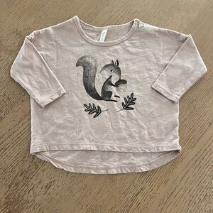 Rylee & Cru squirrel oversized baby tshirt 6-12 months fall unisex